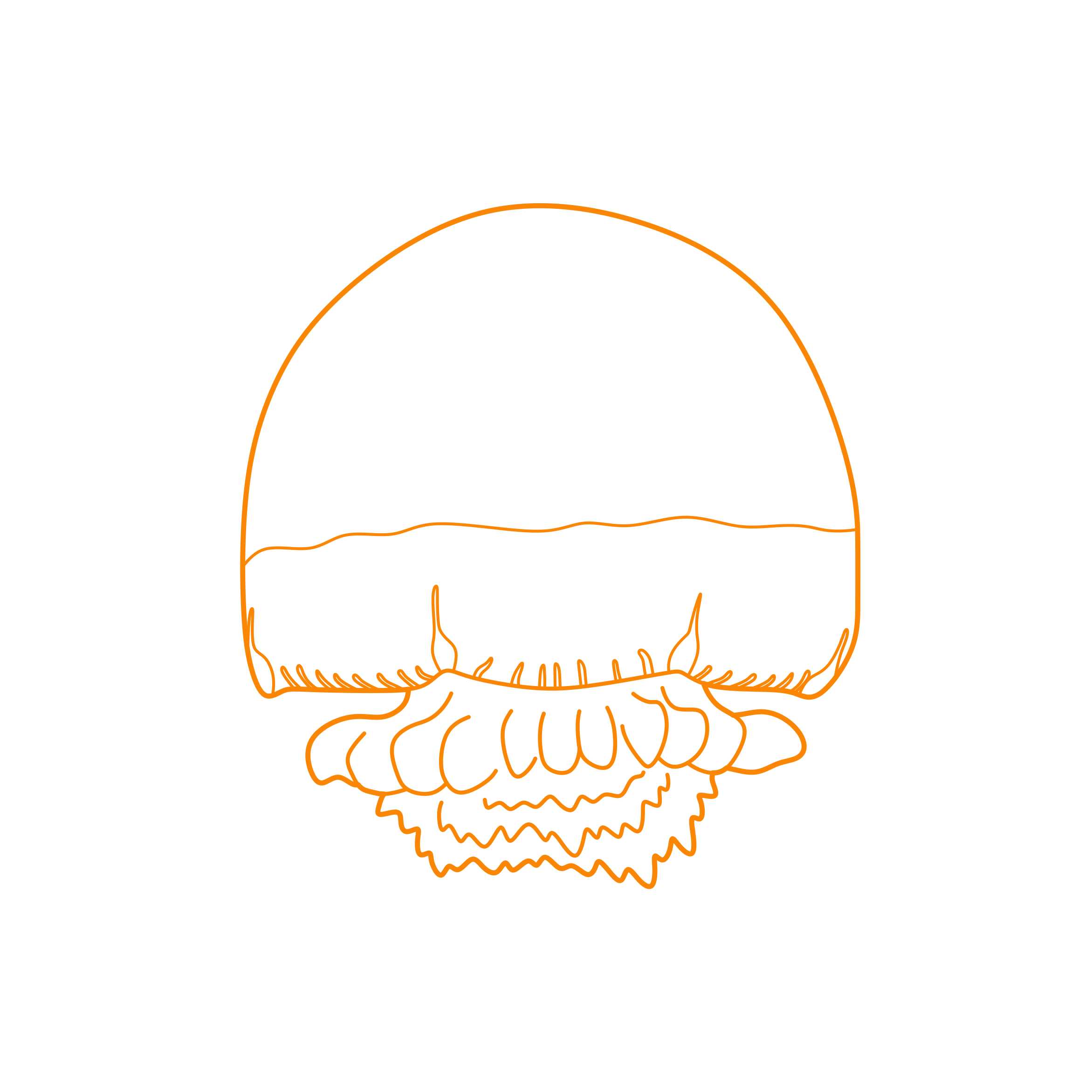 Animals Jellyfish Cannonball Jellyfish Engraving Svg Design Free Vectors
